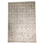 230 x 160cm Persian Floral Grey Design Machine Made Rug