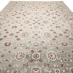 230 x 160cm Persian Floral Grey Design Machine Made Rug