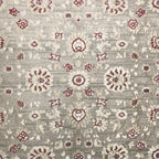 230 x 160cm Persian Floral Grey Design Machine Made Rug