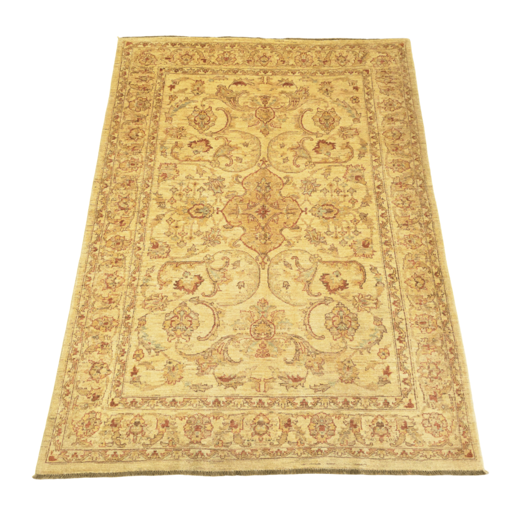 231 x 167 cm Hand Knotted Soft Tone Afghan Chobi – Wool Rug