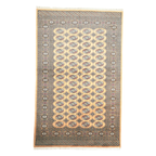 247 x 156 cm Hand-Knotted Mustard Bokhara – Wool Rug
