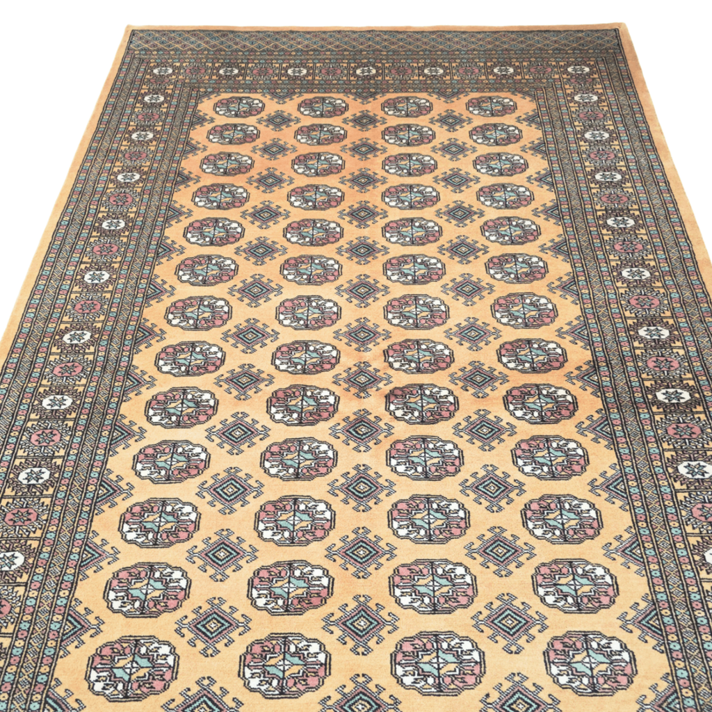247 x 156 cm Hand-Knotted Mustard Bokhara – Wool Rug