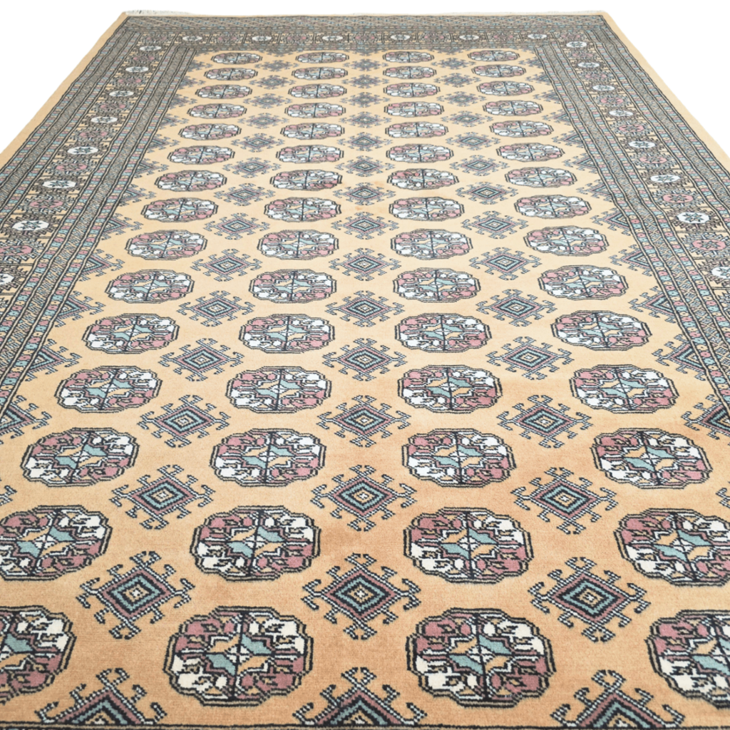 247 x 156 cm Hand-Knotted Mustard Bokhara – Wool Rug