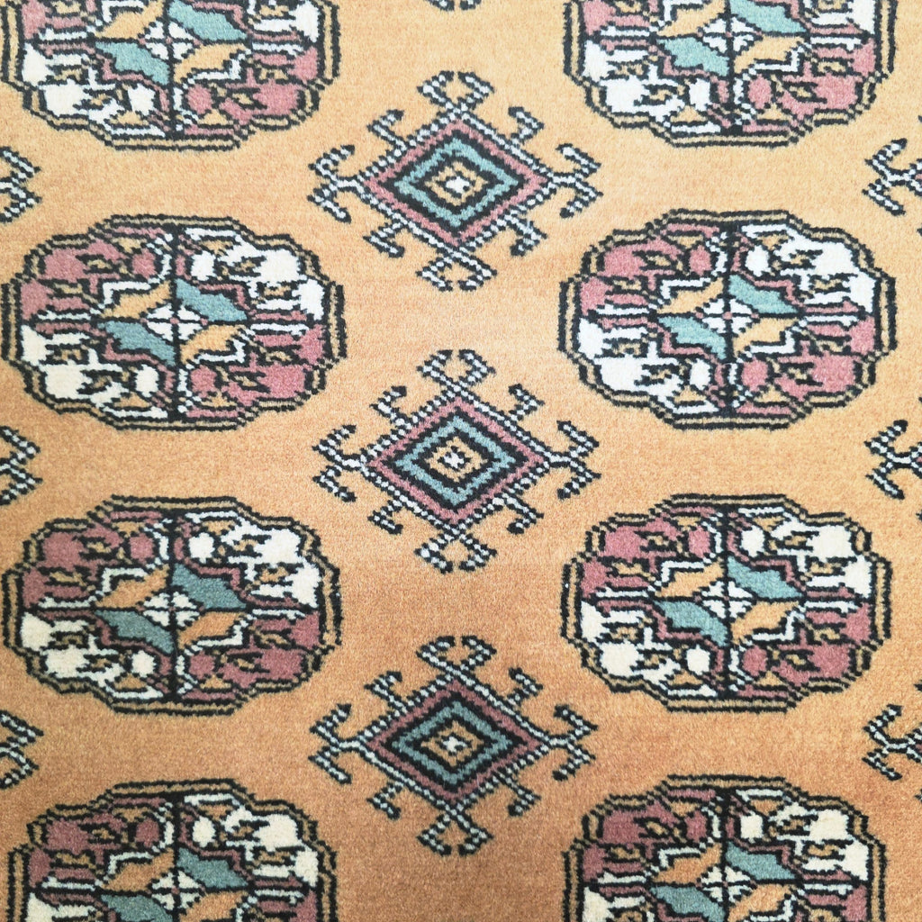 247 x 156 cm Hand-Knotted Mustard Bokhara – Wool Rug