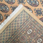 247 x 156 cm Hand-Knotted Mustard Bokhara – Wool Rug