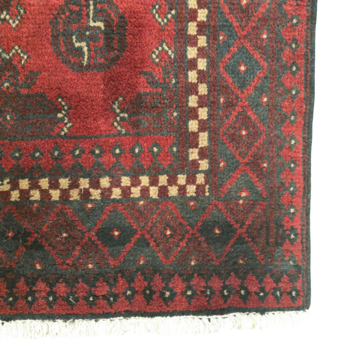 278 x 76 cm Red Afghan Bokhara Runner Rug