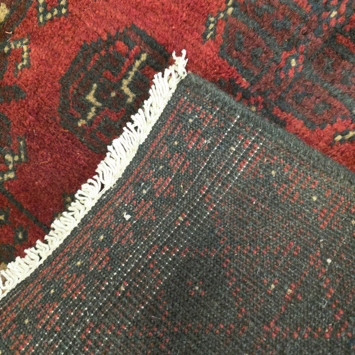 278 x 76 cm Red Afghan Bokhara Runner Rug