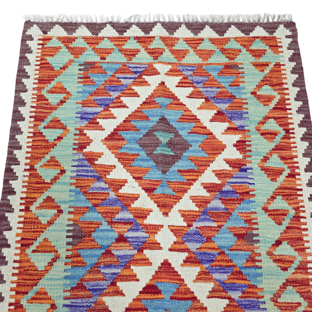 125 x 84 cm Hand Woven Afghan Kilim Rug