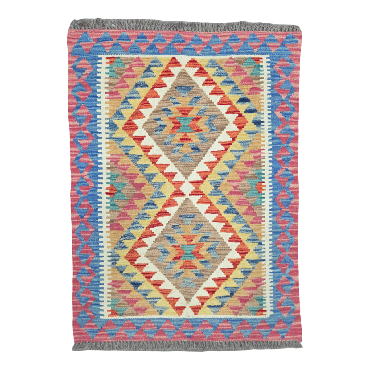 125 x 84 cm Hand Woven Afghan Kilim Rug