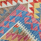 125 x 84 cm Hand Woven Afghan Kilim Rug