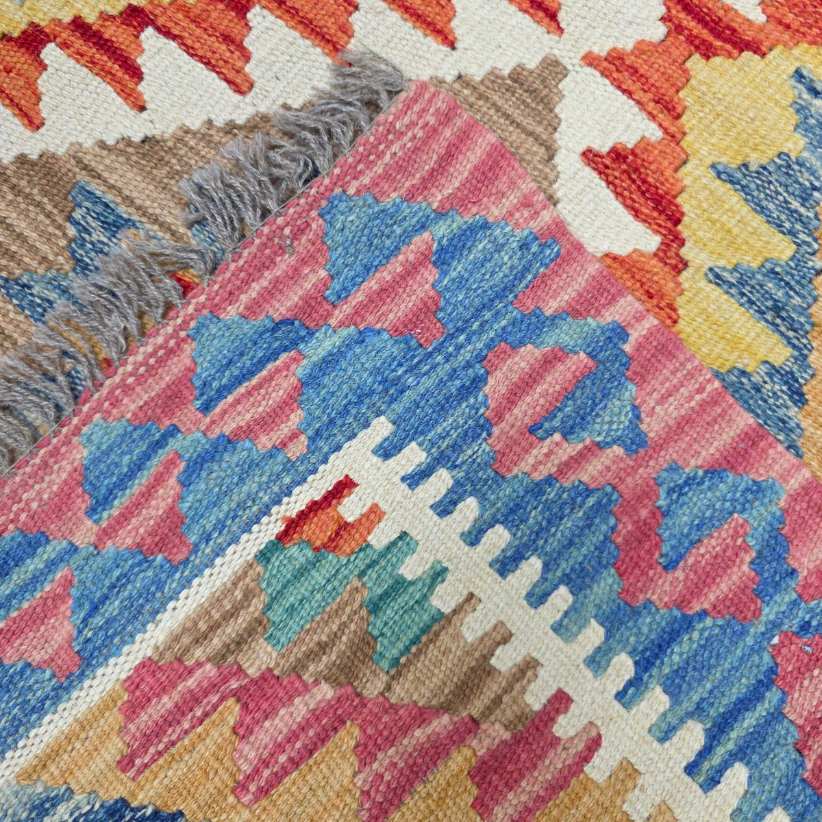 125 x 84 cm Hand Woven Afghan Kilim Rug