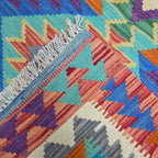 125 x 84 cm Hand Woven Afghan Kilim Rug
