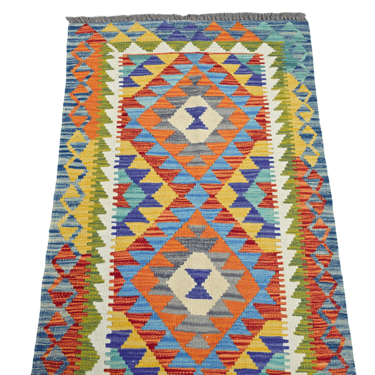 125 x 84 cm Hand Woven Afghan Kilim Rug