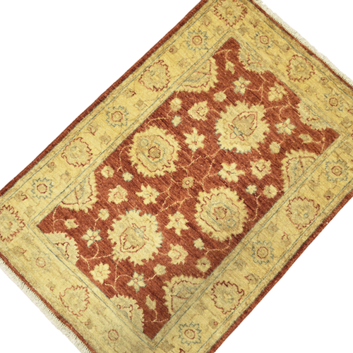 115 x 80 cm Hand Knotted Afghan Kazak Rug