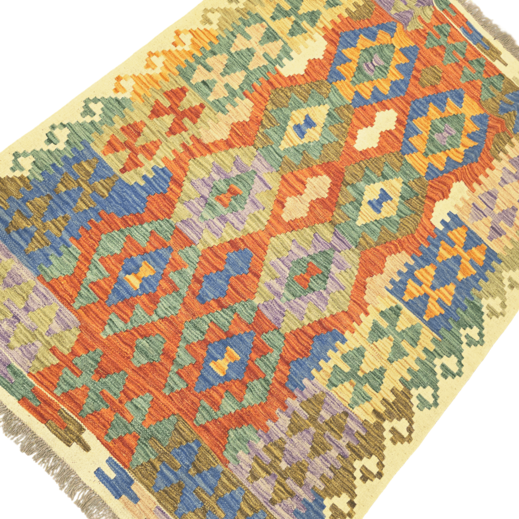 176 x 127 cm Hand Woven Afghan Kilim Rug