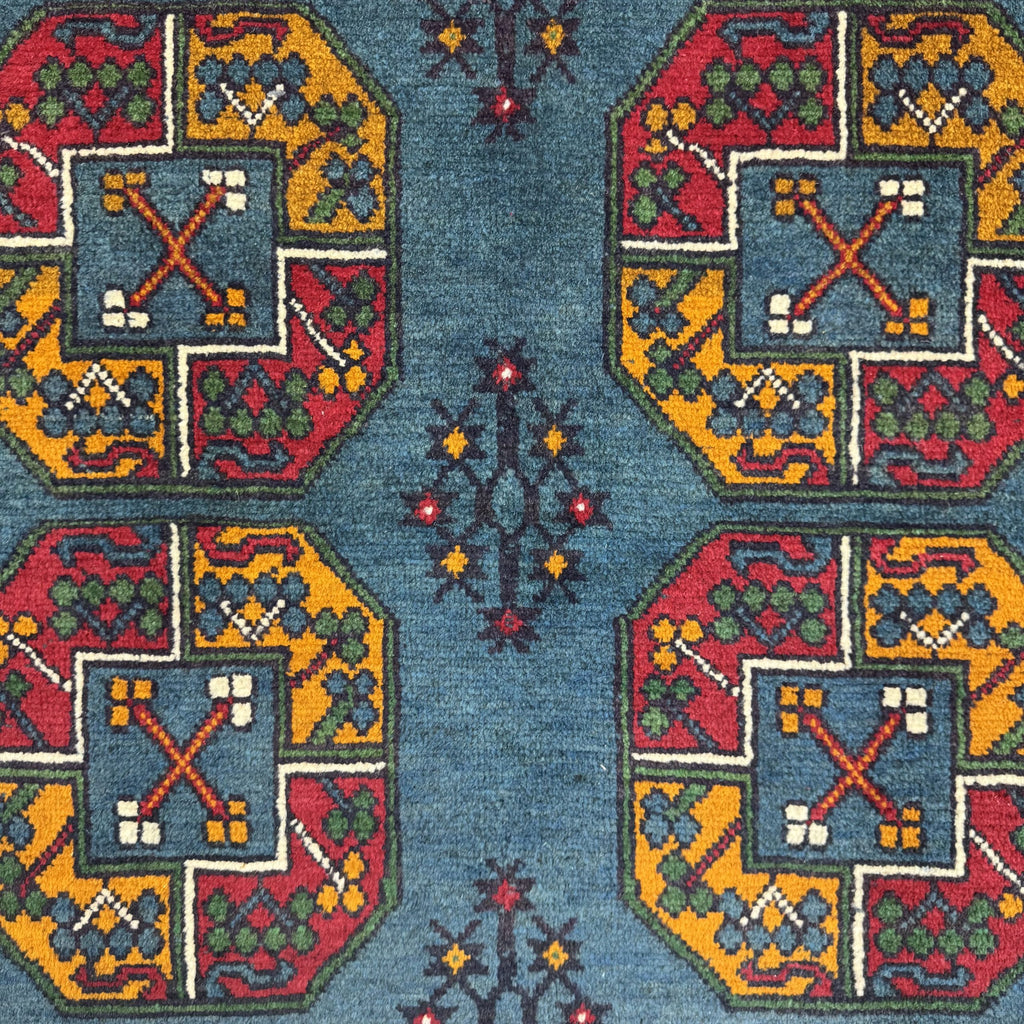 201 x 150 cm Hand-Knotted Afghan Akche Rug