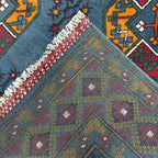 201 x 150 cm Hand-Knotted Afghan Akche Rug