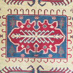 242 x 166 cm Hand Knotted Afghan Kazak Rug