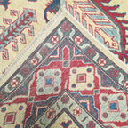 242 x 166 cm Hand Knotted Afghan Kazak Rug