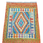 125 x 84 cm Hand Woven Afghan Kilim Rug
