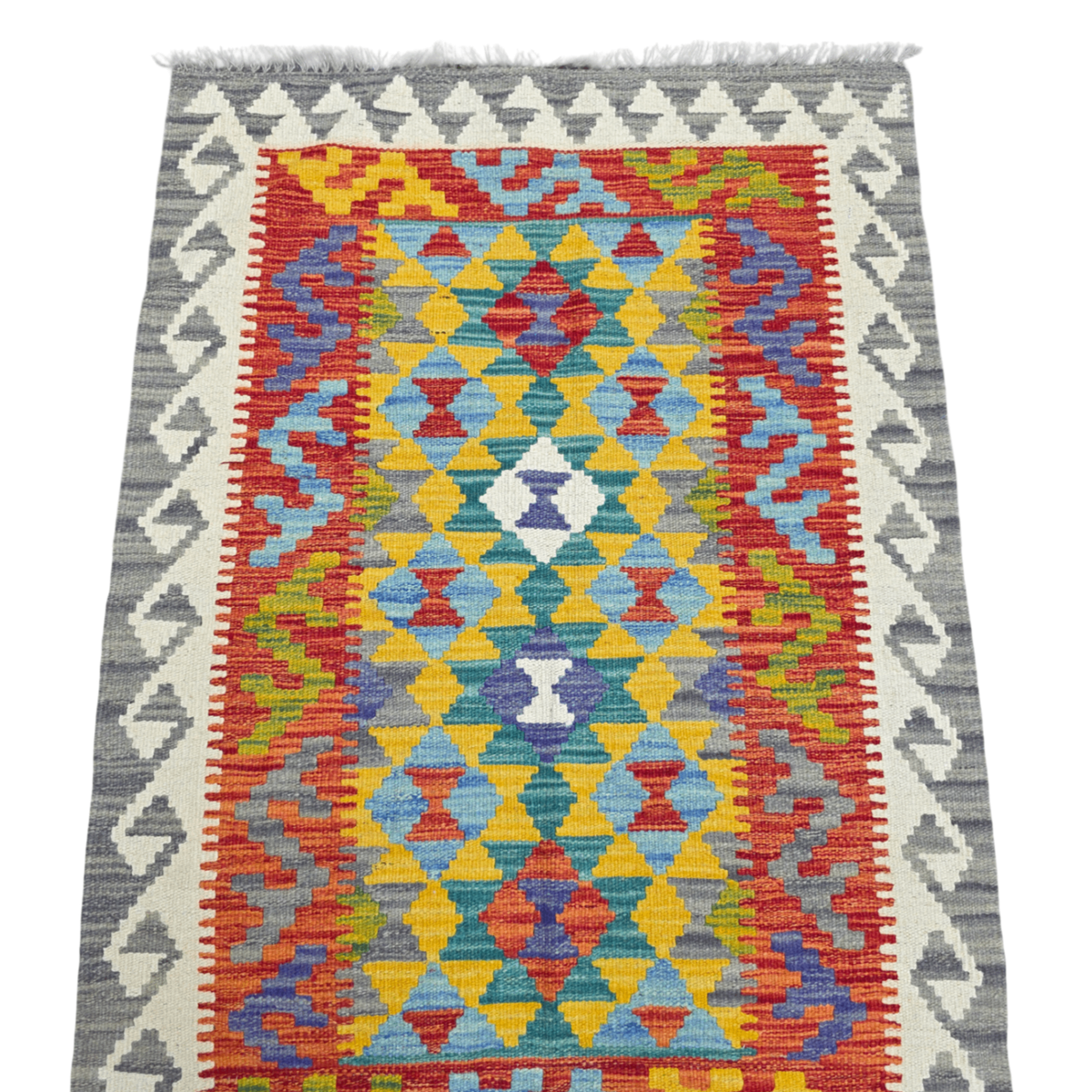 125 x 84 cm Hand Woven Afghan Kilim Rug
