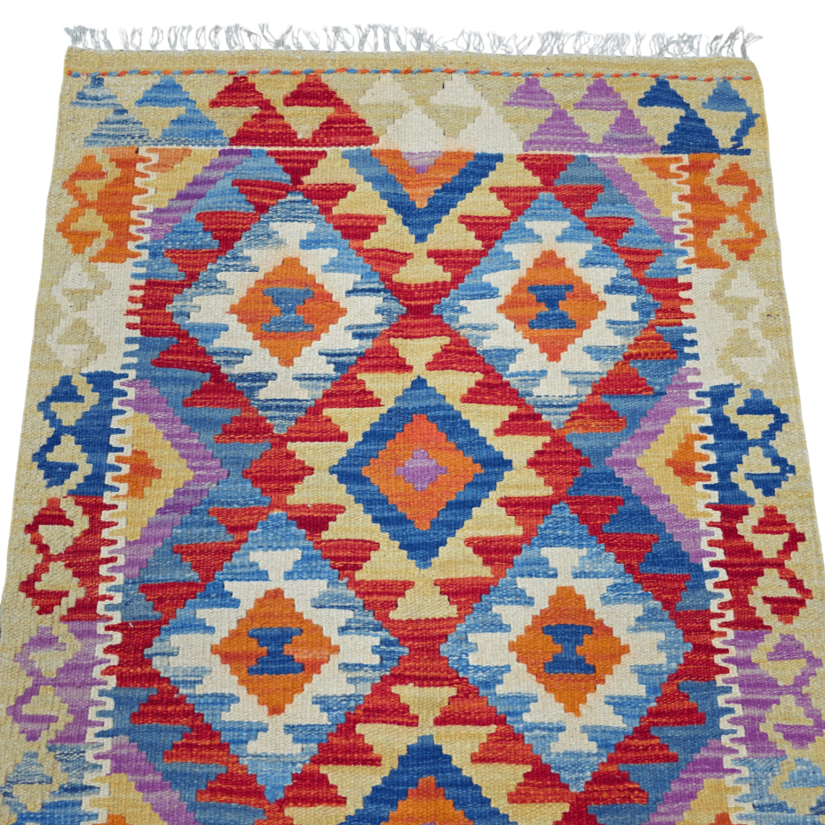 125 x 84 cm Hand Woven Afghan Kilim Rug