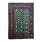167 x 114 cm Hand-Knotted Afghan Akche Rug