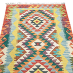 125 x 84 cm Hand Woven Afghan Kilim Rug