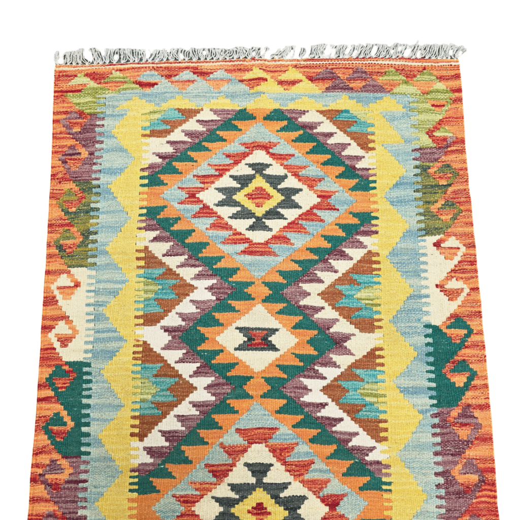 125 x 84 cm Hand Woven Afghan Kilim Rug