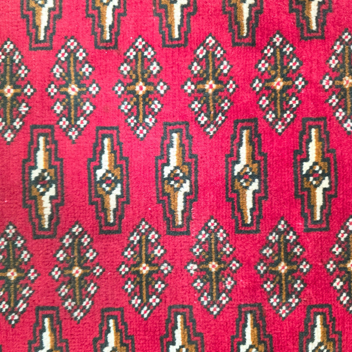 130 x 56 cm Hand-Knotted Persian Turkmen Rug