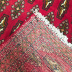 130 x 56 cm Hand-Knotted Persian Turkmen Rug