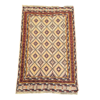 141 x 92 cm Hand Knotted Afghan Kazak Rug