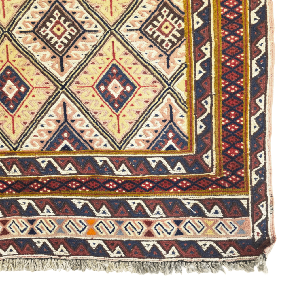 141 x 92 cm Hand Knotted Afghan Kazak Rug