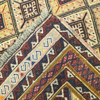 141 x 92 cm Hand Knotted Afghan Kazak Rug