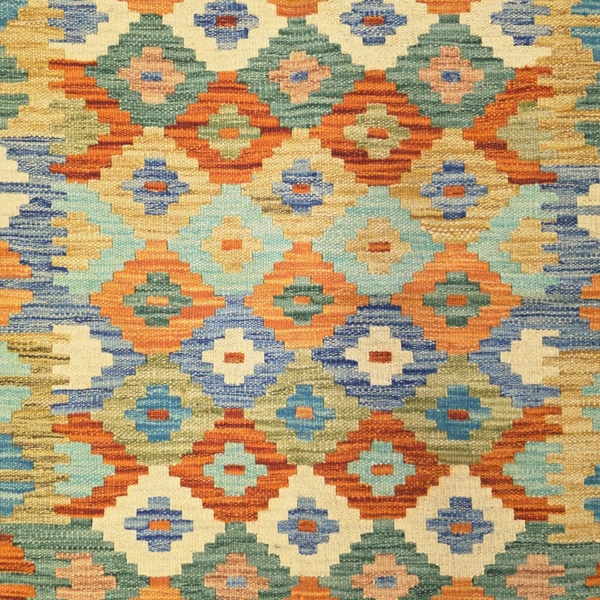 174 x 125 cm Hand Woven Afghan Kilim Rug