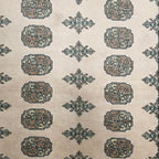 187 x 124 cm Hand Knotted Beige Karachi Bokhara – Wool Rug