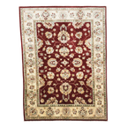 197 x 146 cm Hand Knotted Soft Tone Afghan Chobi – Wool Rug
