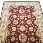197 x 146 cm Hand Knotted Soft Tone Afghan Chobi – Wool Rug