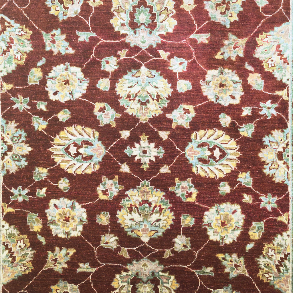 197 x 146 cm Hand Knotted Soft Tone Afghan Chobi – Wool Rug