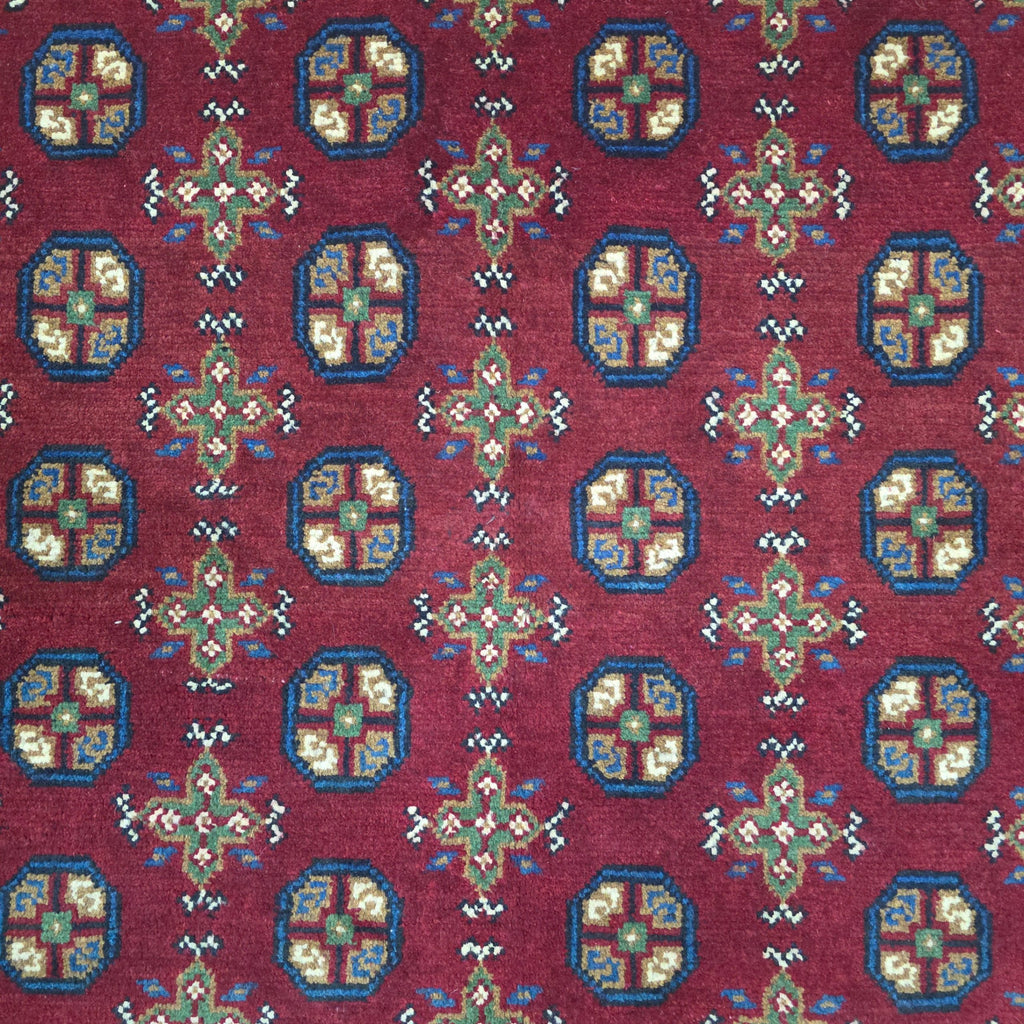 202 x 148 cm Hand-Woven Afghan Akche Rug