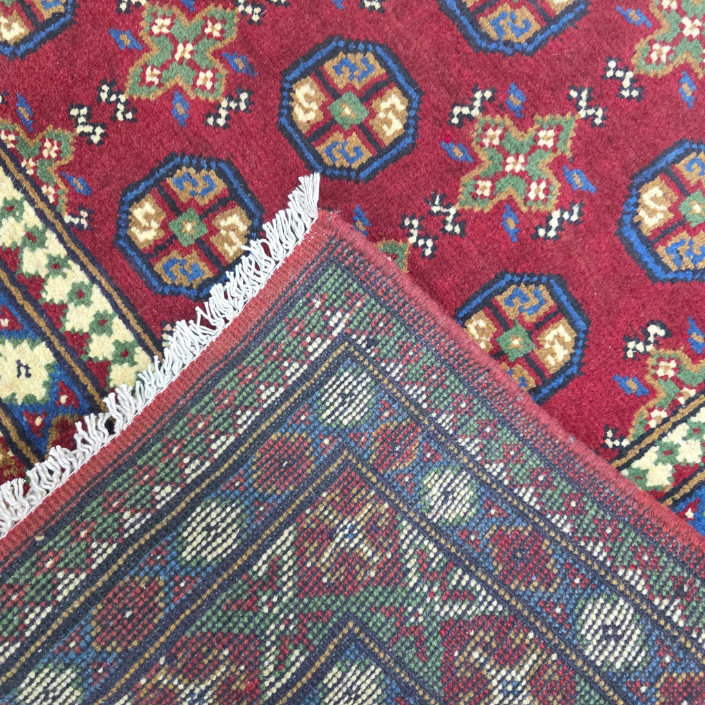 202 x 148 cm Hand-Woven Afghan Akche Rug