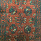 285 x 77 cm Red Afghan Bokhara Runner Rug