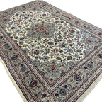 300 x 200 cm Hand-Knotted Persian Nain Medallion – Wool Rug