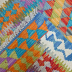 125 x 84 cm Hand Woven Afghan Kilim Rug
