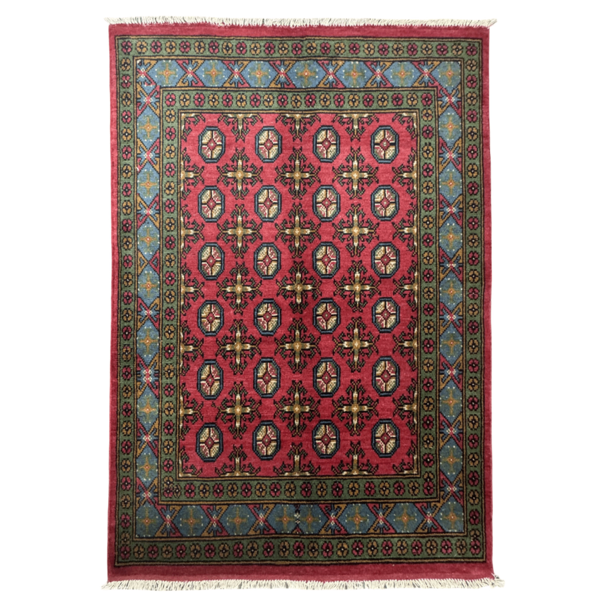 172 x 116 cm Hand-Knotted Afghan Akche -Tribal, Rug