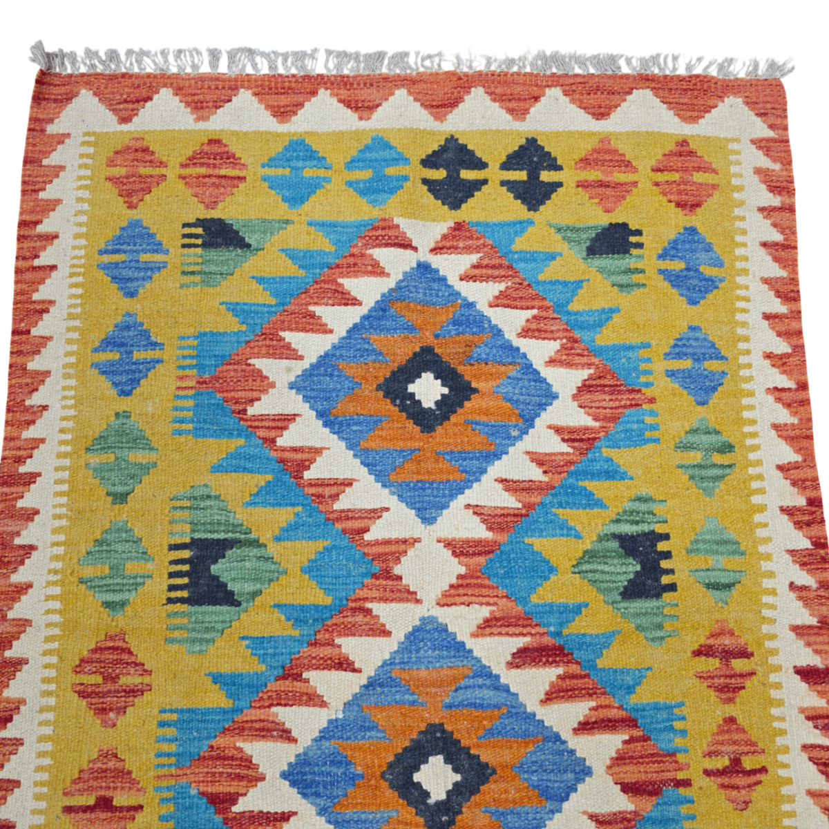116 x 80 cm Hand Woven Afghan Kilim Rug