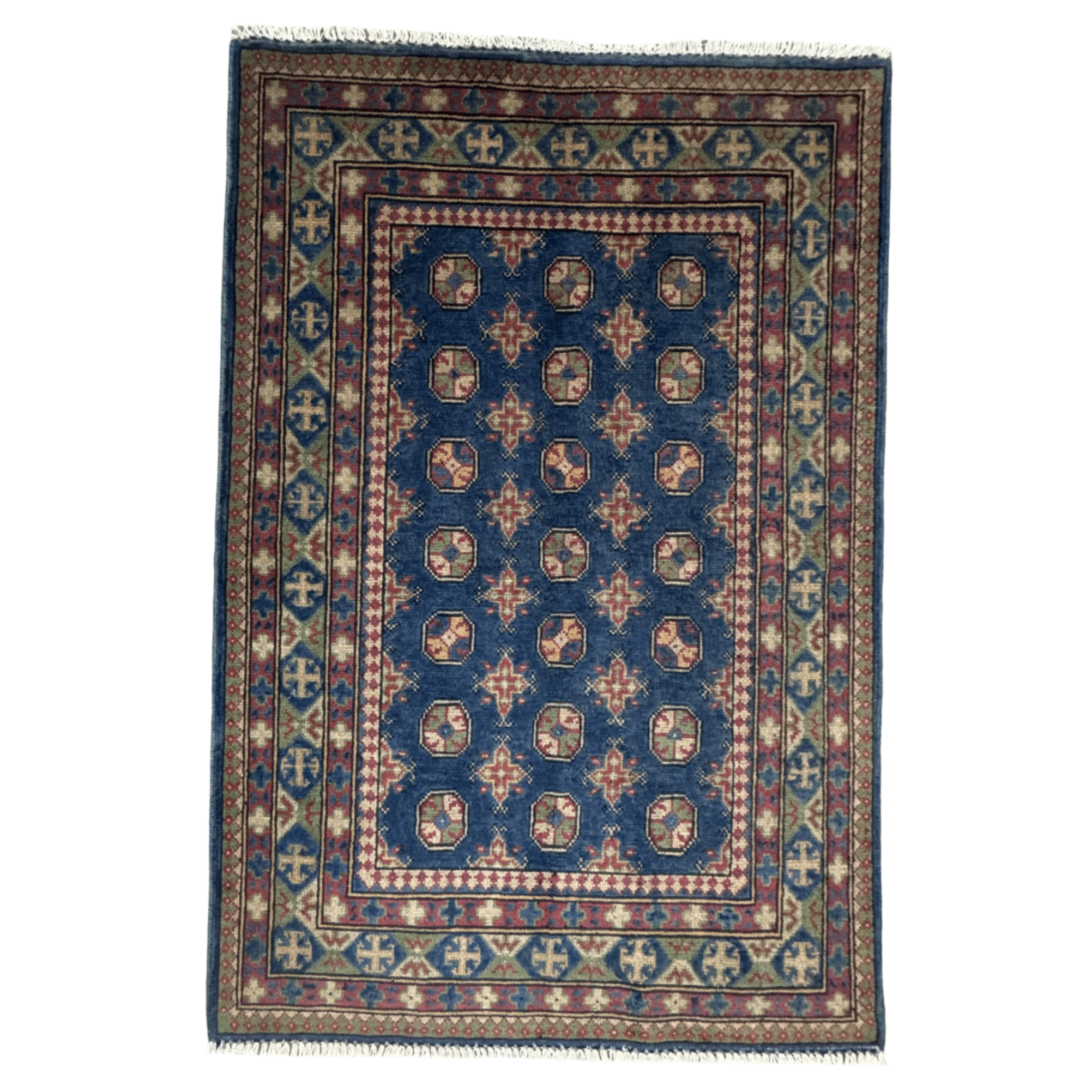 176 x 116 cm Hand-Knotted Afghan Akche,