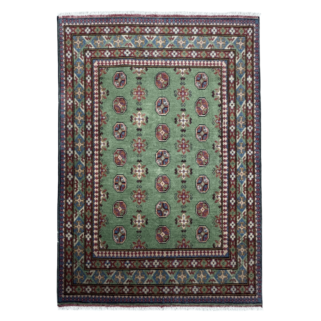 176 x 122 cm Hand-Knotted Afghan Akche Rug