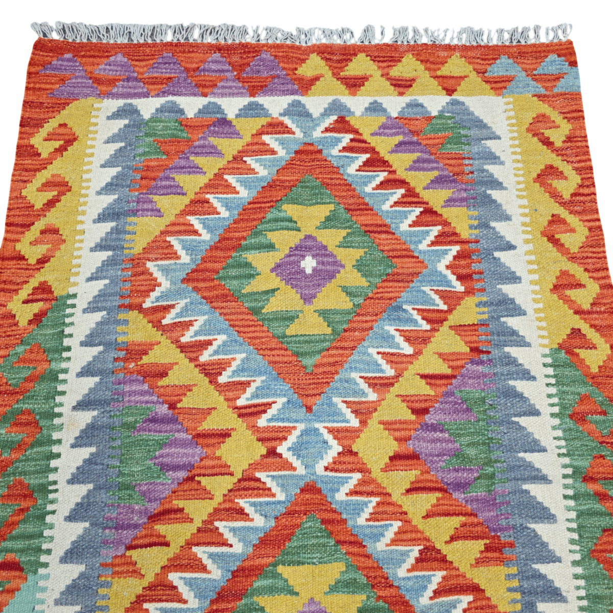 125 x 84 cm Hand Woven Afghan Kilim Rug