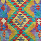 125 x 84 cm Hand Woven Afghan Kilim Rug
